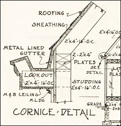 1926 Cornice detail