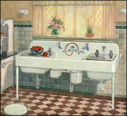 1928 Kohler kitchen sink
